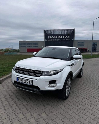 Land Rover Range Rover Evoque cena 71900 przebieg: 179249, rok produkcji 2012 z Boguszów-Gorce małe 137